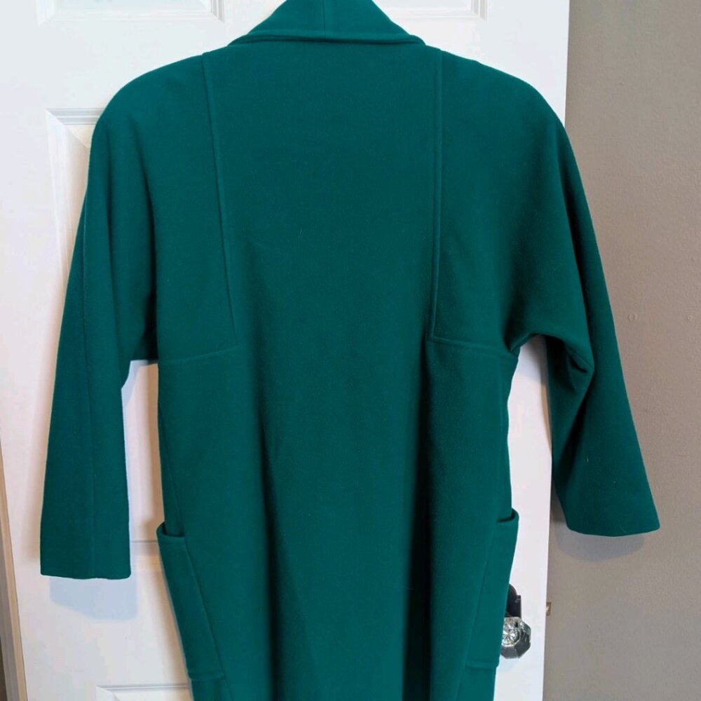 Vintage R Hennig 100% Wool Made in USA Button Jacket Coat - Picture 5 of 7
